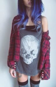 tumblr outfit flannel